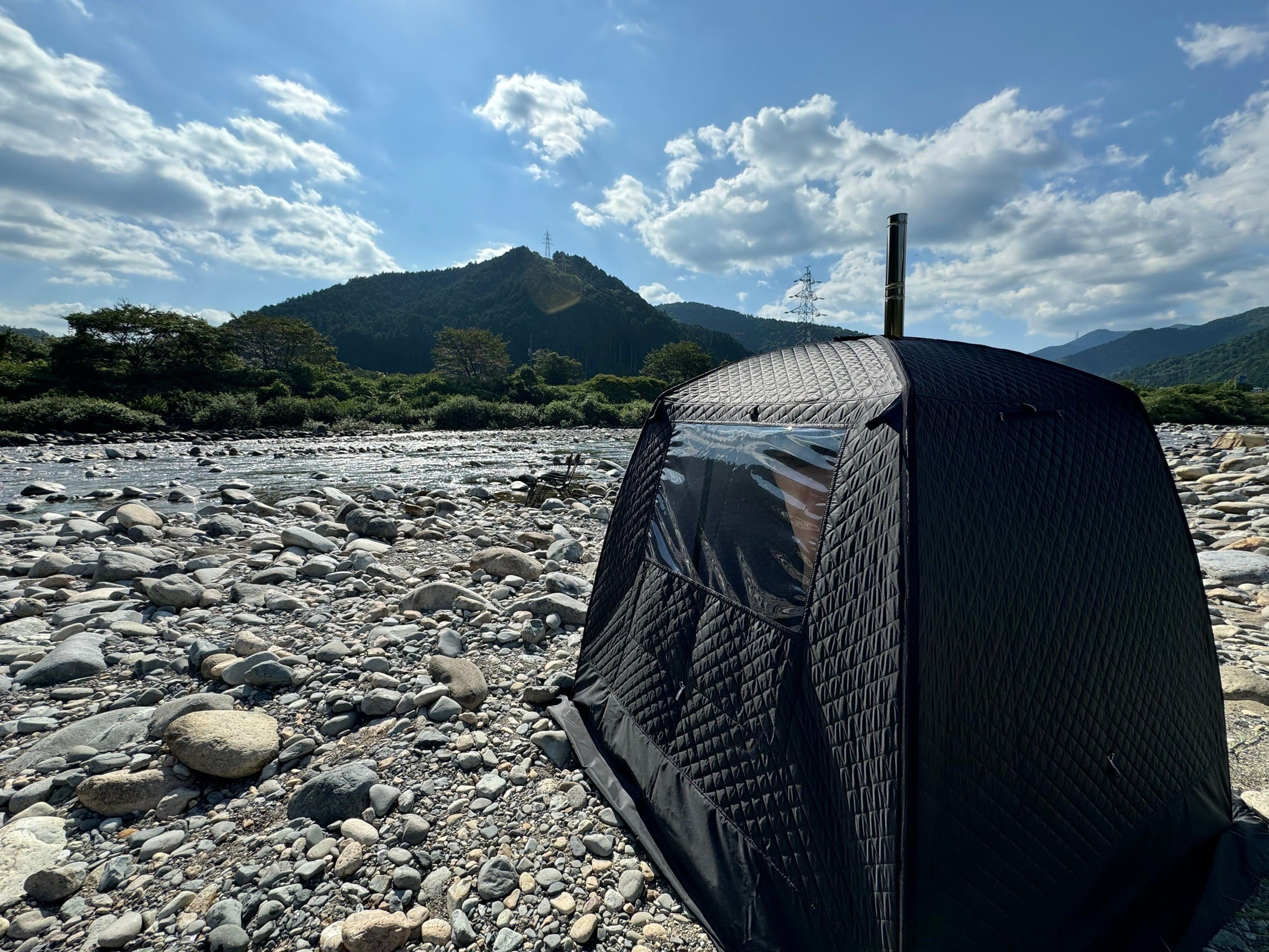 テントサウナ体験